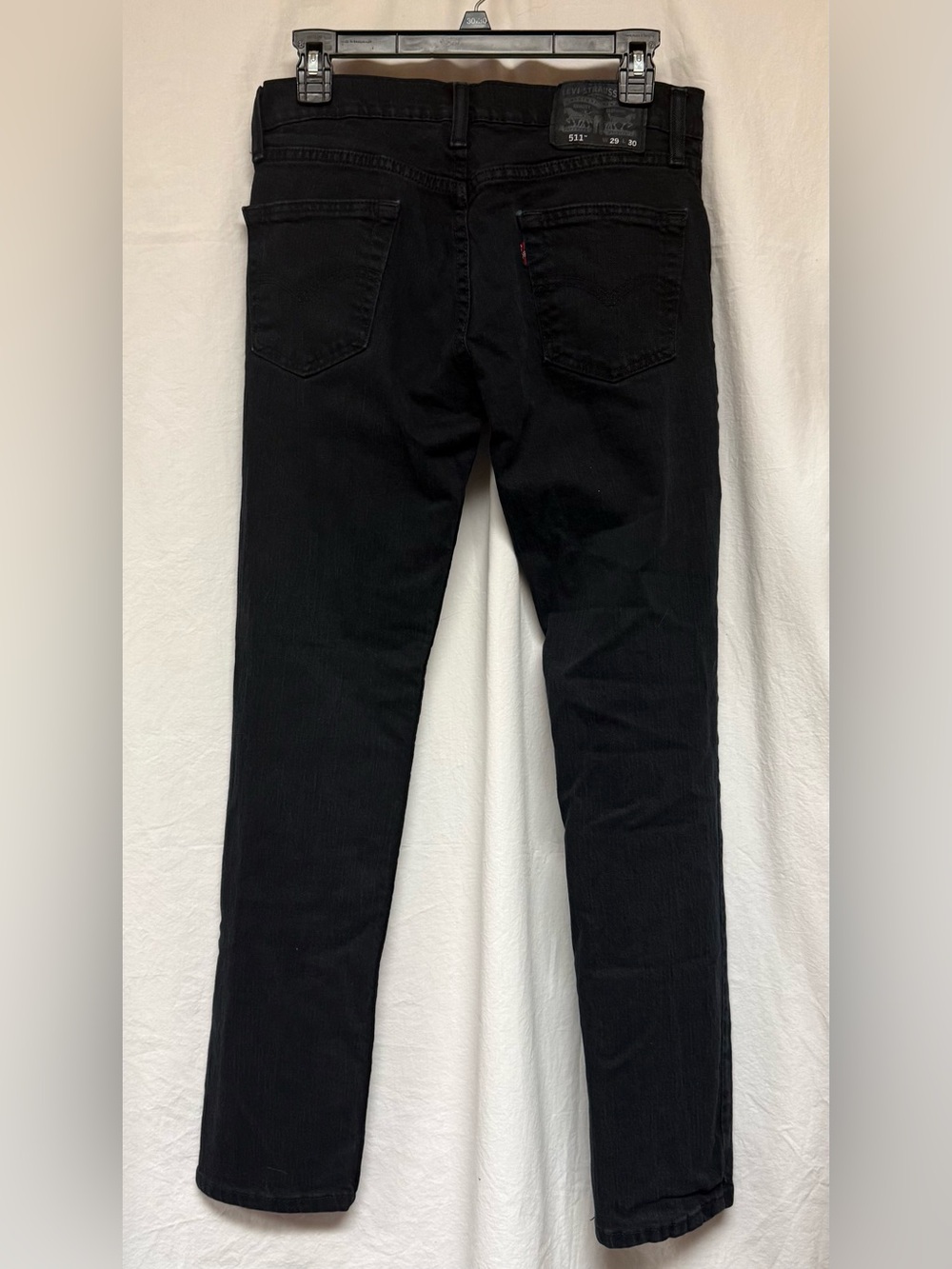 Levi's 511 Black Jeans with Red Tab
